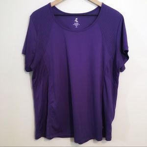 Energy Zone Purple Athletic Shirt, 1X